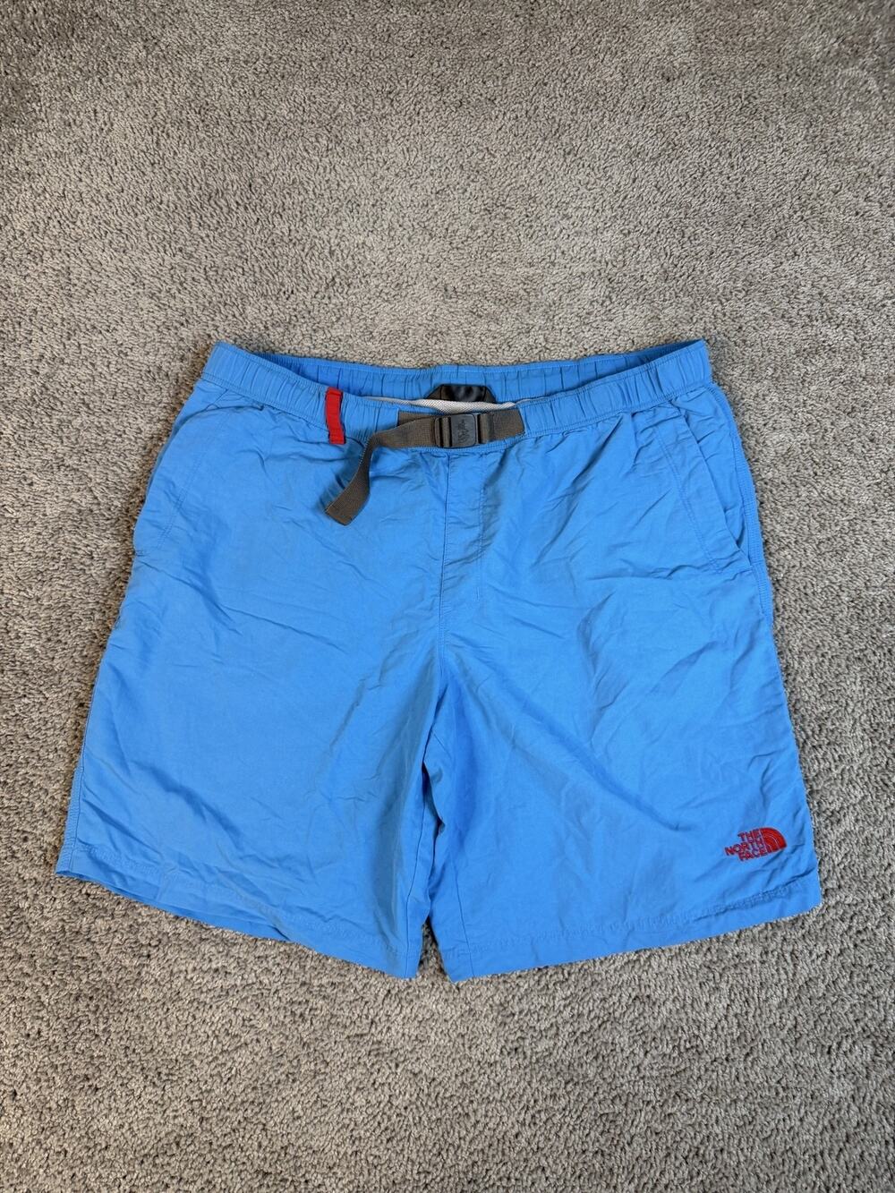 The North Face Shorts Mens L Blue Bermuda Nylon Polyester Microfiber 10 In
